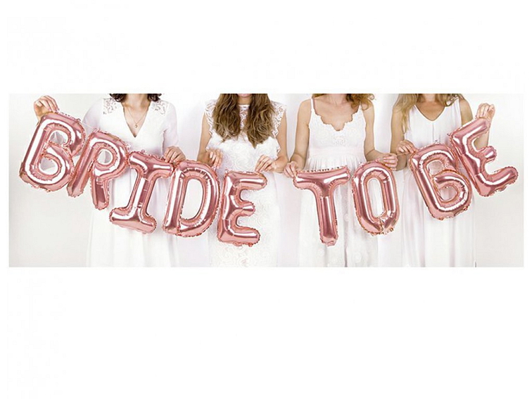 Balónky Bride to be - Rosegold