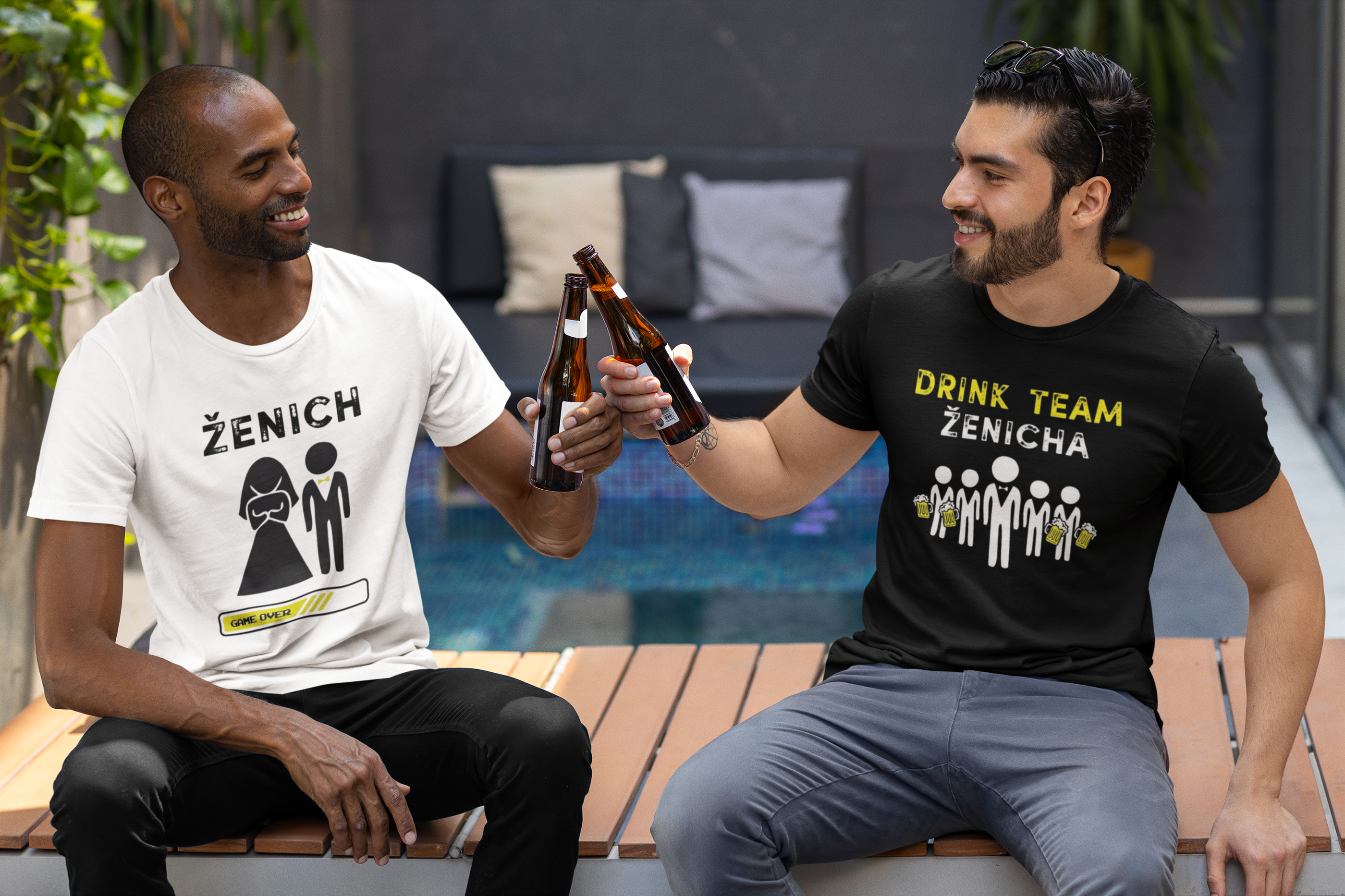 Drink team - TÝM ŽENICHA černé