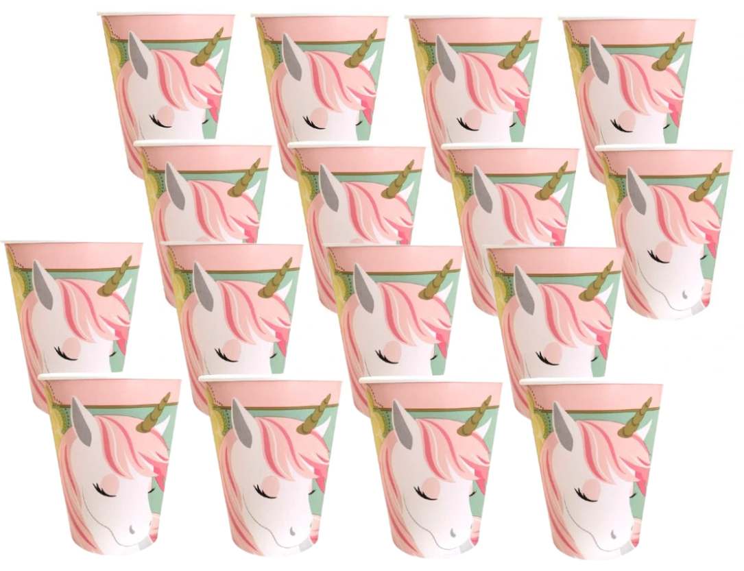 Kelímky - JEDNOROŽEC, 8ks, 250 ml