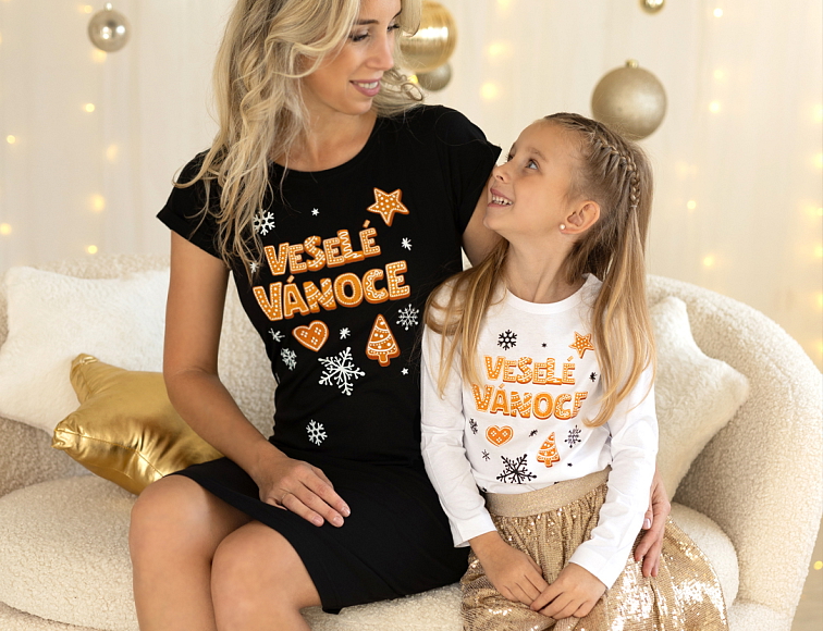 Perníčky - Červené tričkové šaty