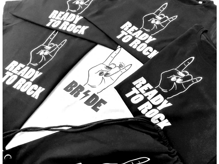 Ready to rock / Tričko 100% Biobavlna