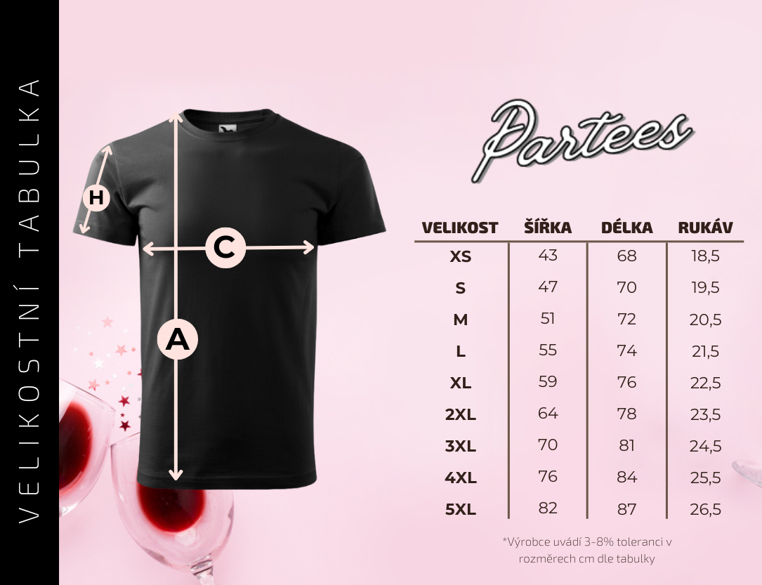 PUNK Kurva drát 50 - Pánské tričko červené