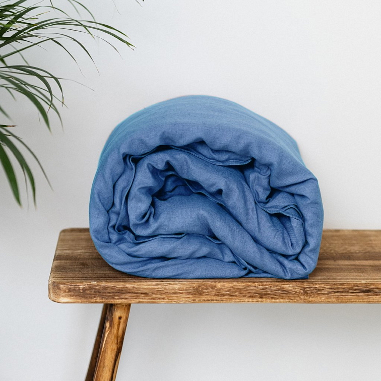 Lněné povlečení COMFORT MARINE - SADA