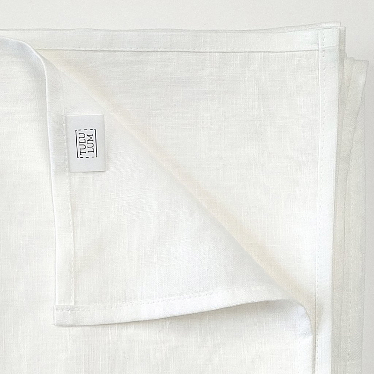 Lněné prostěradlo COMFORT SNOW plachta