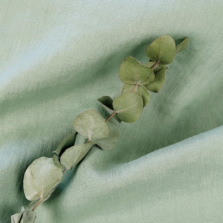 Lněný povlak na polštář COMFORT EUCALYPTUS