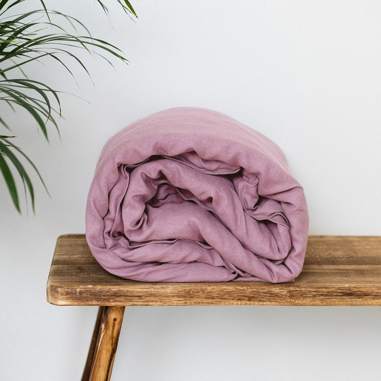 Lněný povlak na přikrývku COMFORT ROSE