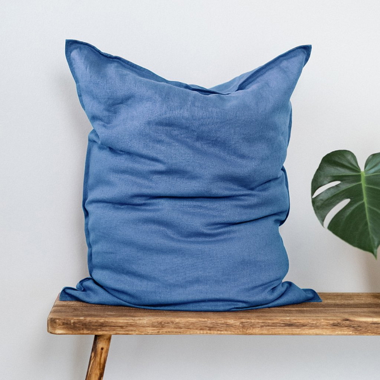 Lněný povlak na polštář COMFORT MARINE