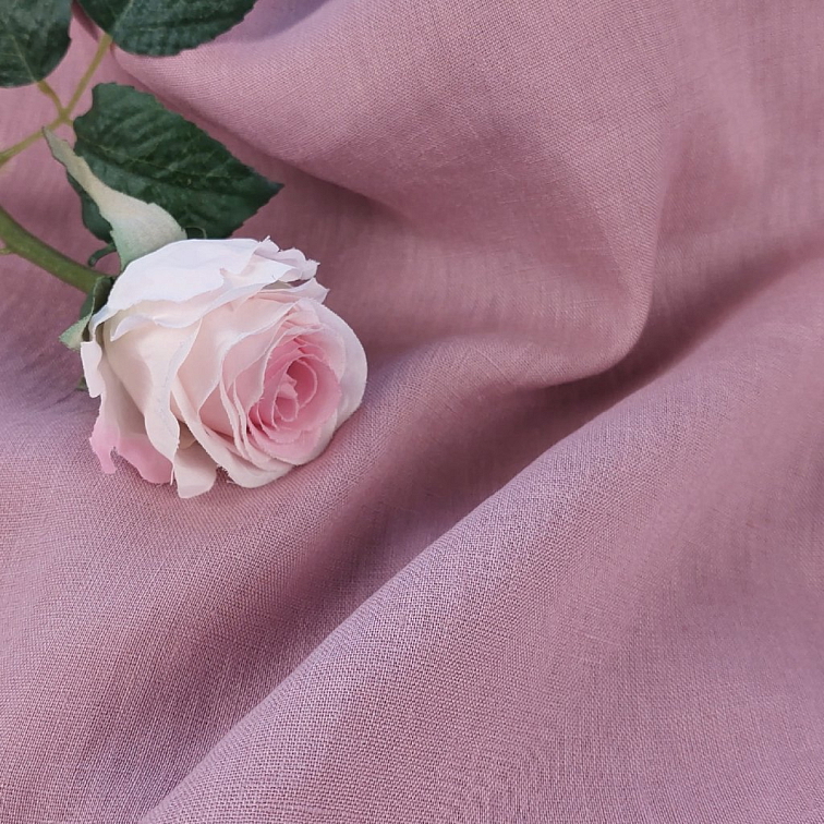 Lněný povlak na polštář COMFORT ROSE