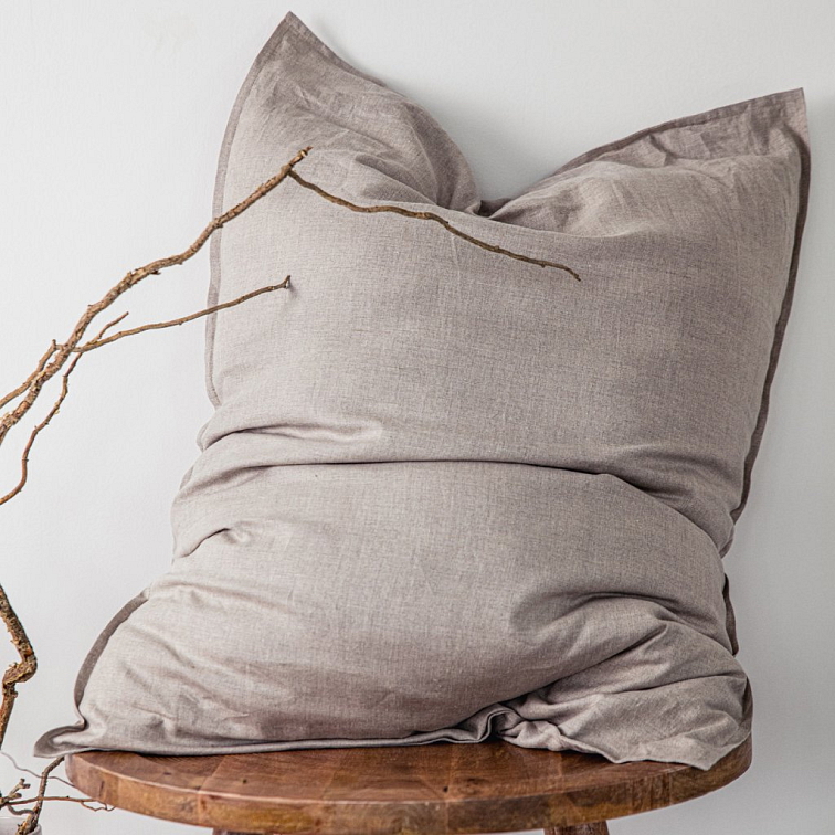 Lněný povlak na polštář COMFORT NATURAL