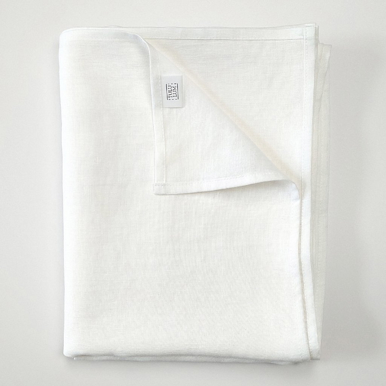 Lněné prostěradlo COMFORT SNOW plachta