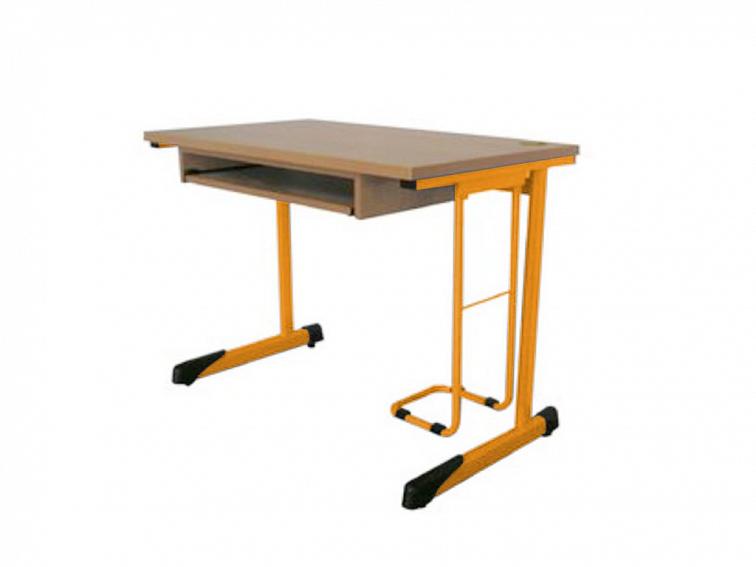 Školní PC stůl s konzolí a výsuvem