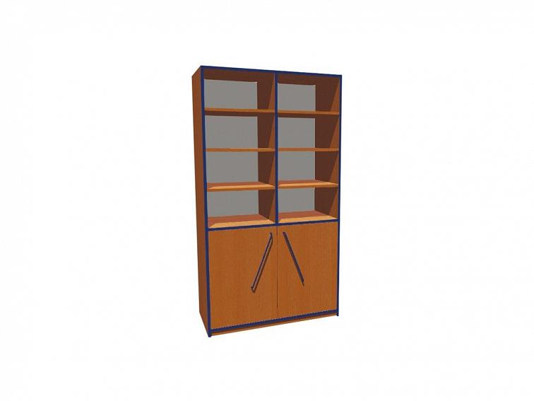 Školní skříň policová dvoudveřová