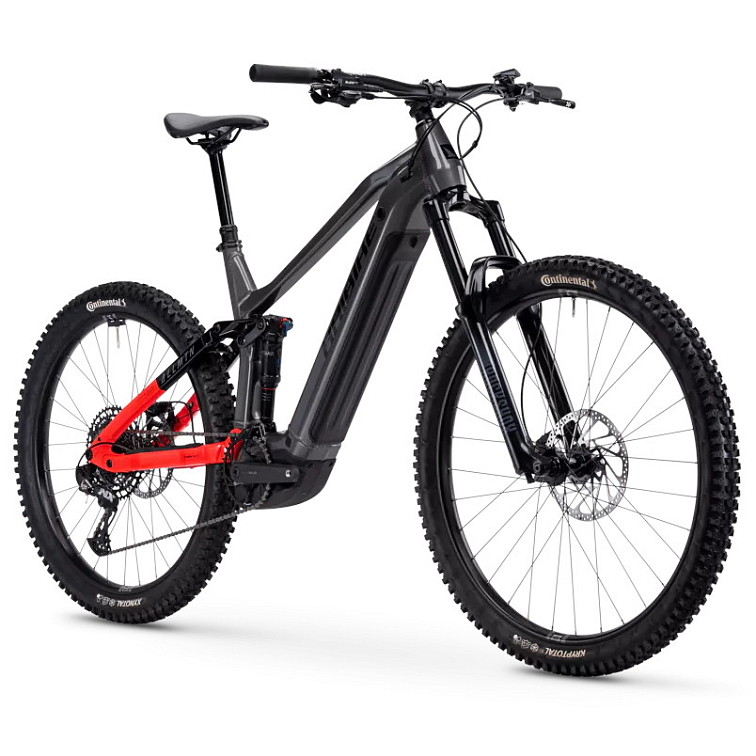 Haibike ALLMTN 4 - silver/red/black