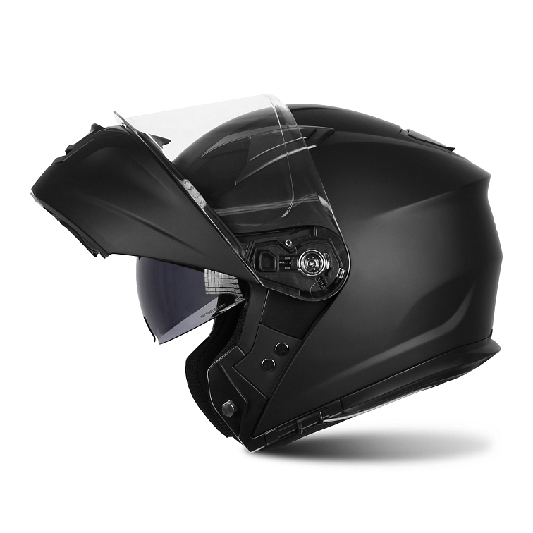 TXR Rival Flip-up Motorcycle Helmet Matte Black