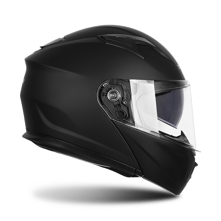 TXR Rival Flip-up Motorcycle Helmet, Black, Matte