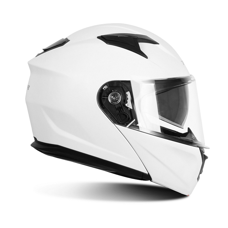 TXR Rival Flip-up Motorcycle Helmet Pearl White