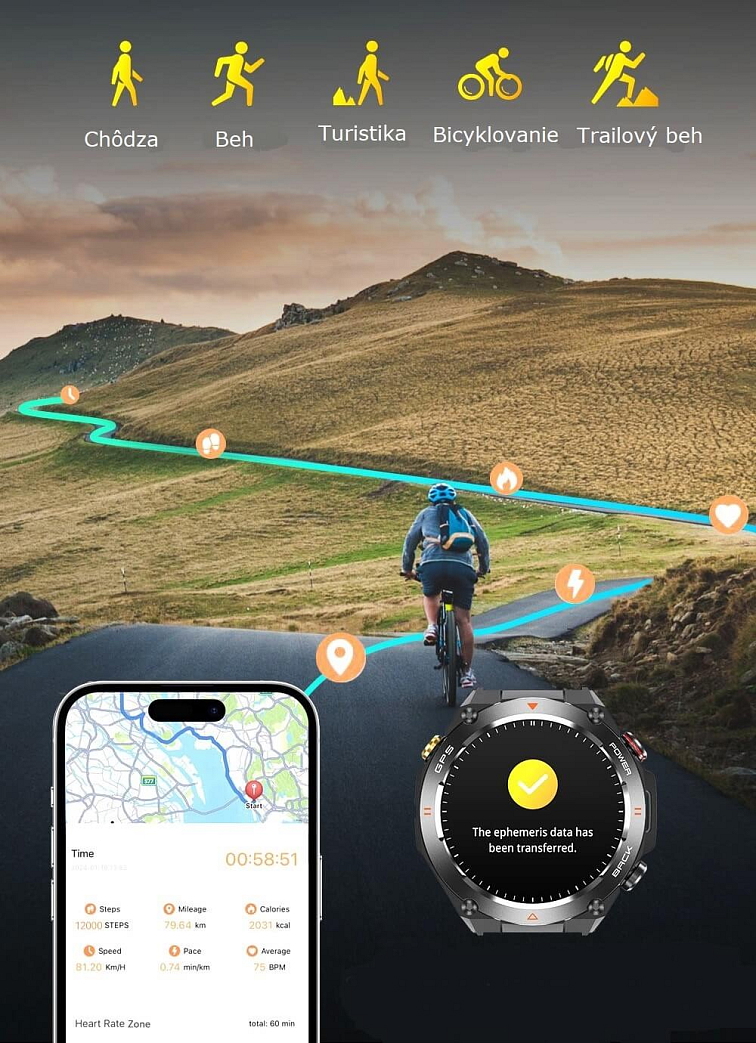 Watchking WK82 Pro ružové