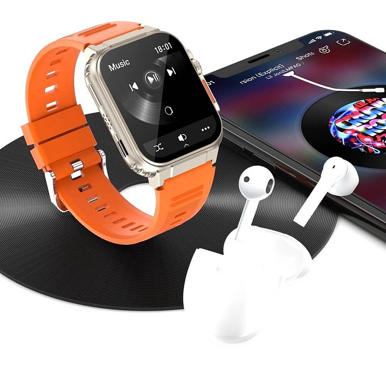 Watchking WK72 Pro strieborné