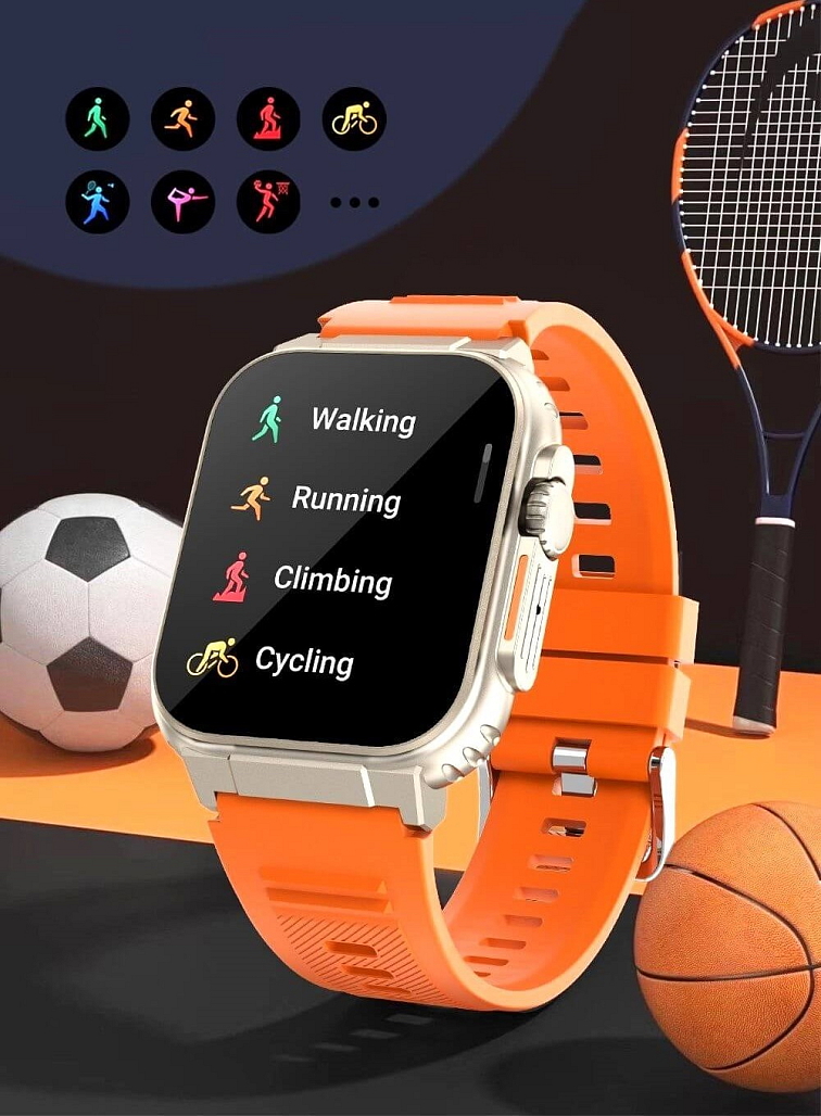 Watchking WK72 Pro strieborné