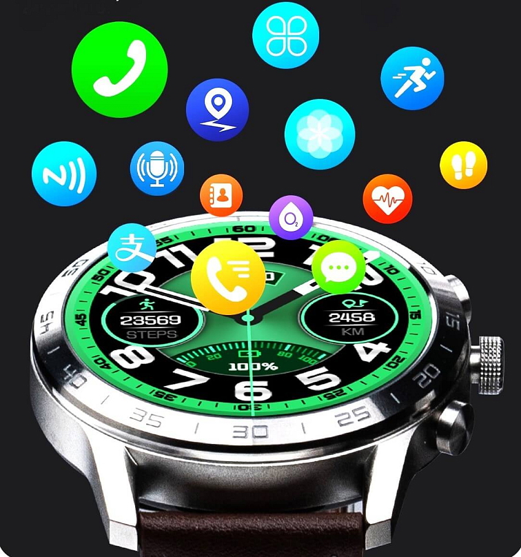 Watchking WT70 MATE strieborné kov