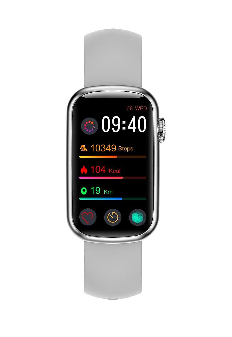 Watchking W08 Pro strieborné