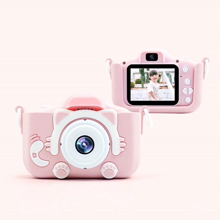 Zoby detská kamera W1 Pro HD ružová