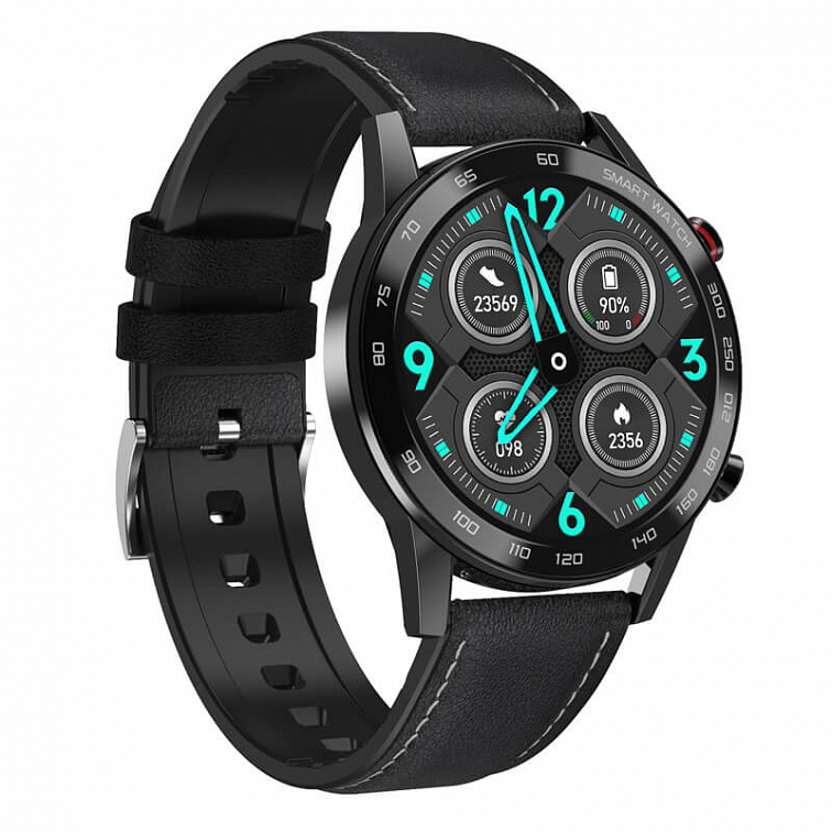 Watchking W10 Pro koža čierne