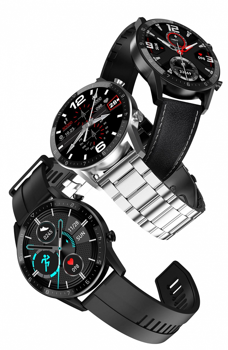 Watchking DT92 Pro čierne kov