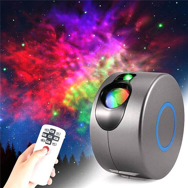 Projektor nočnej Oblohy Skyfull Aurora šedý