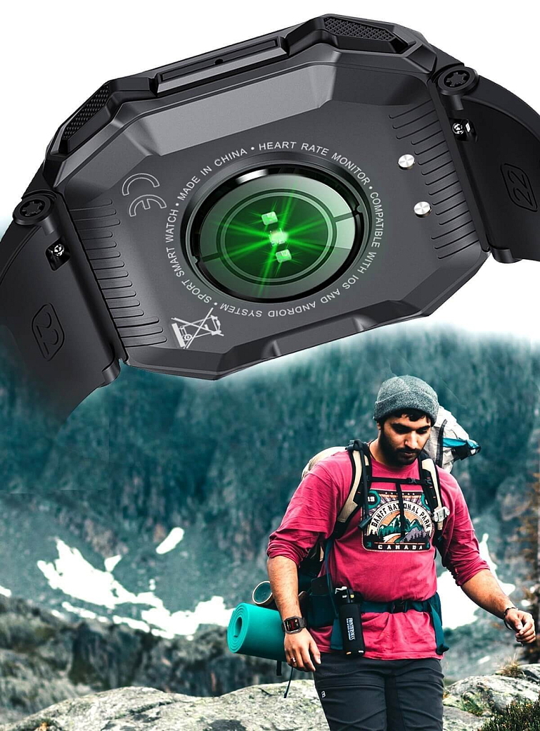 Watchking WK55 Pro hnedé