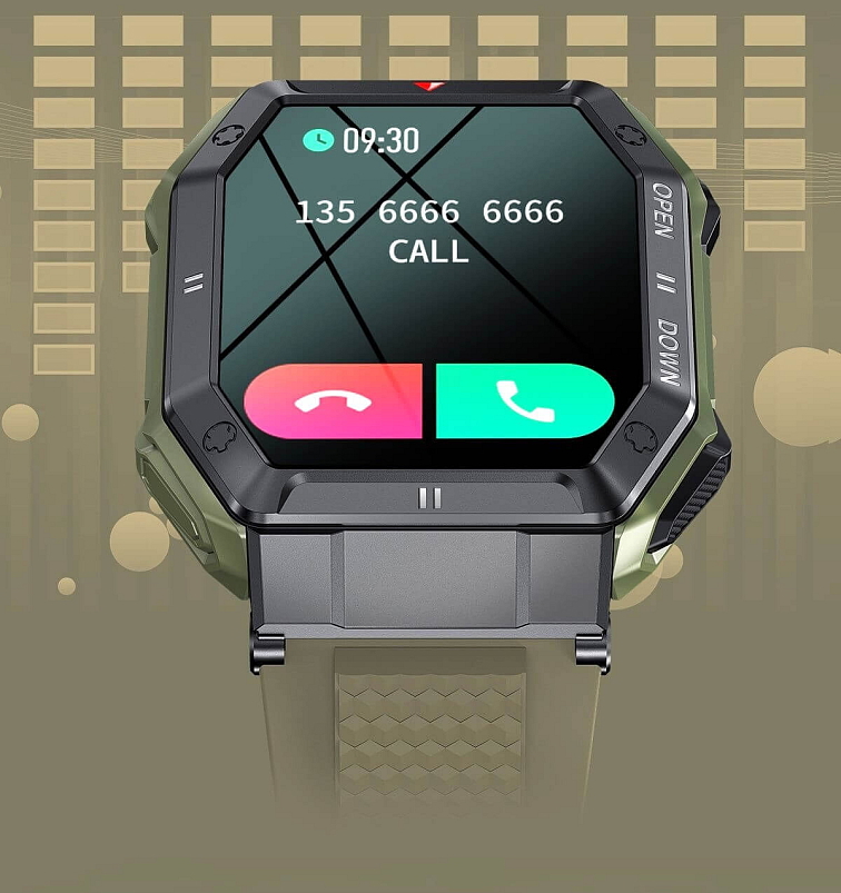 Watchking WK55 Pro hnedé