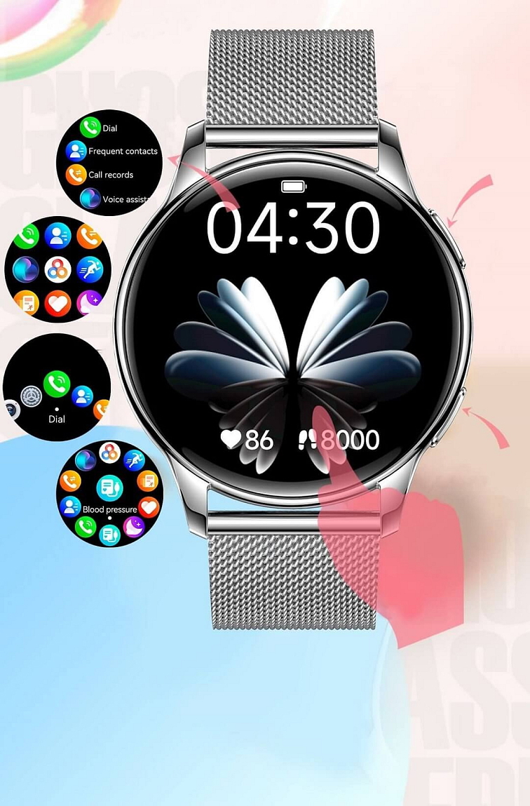 Watchking WK11 Pro strieborné kov