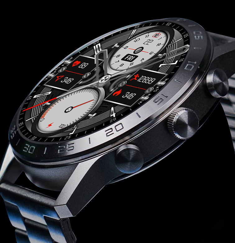 Watchking WT70 MATE čierne kov