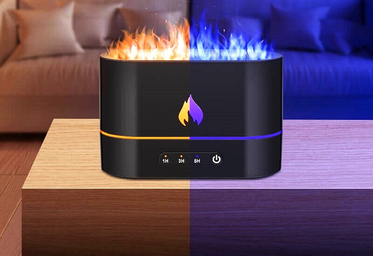 JX Aróma Difuzér A8 Flame čierny