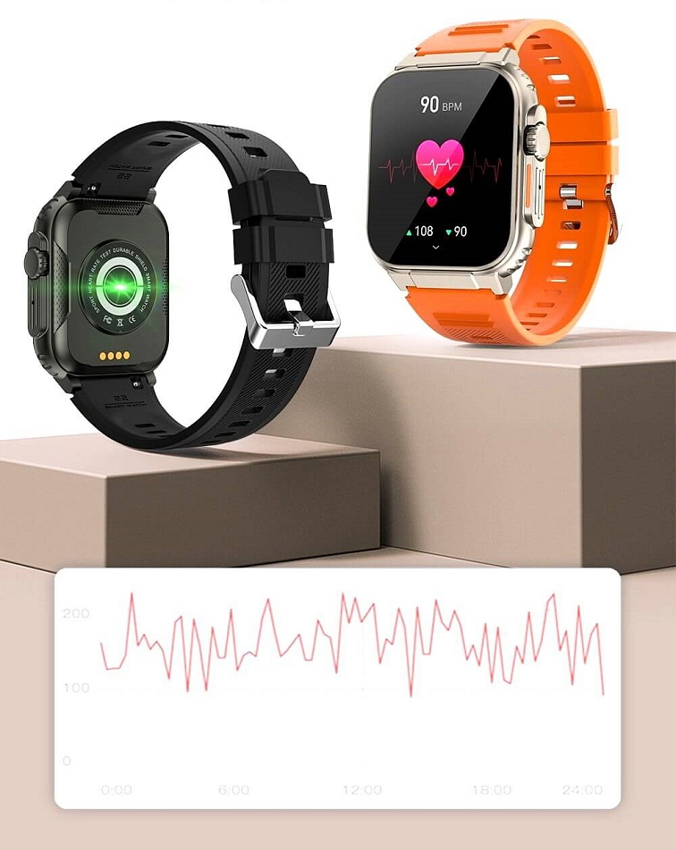 Watchking WK72 Pro strieborné