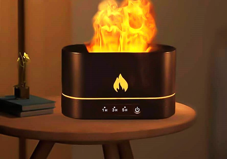 JX Aróma Difuzér A8 Flame čierny