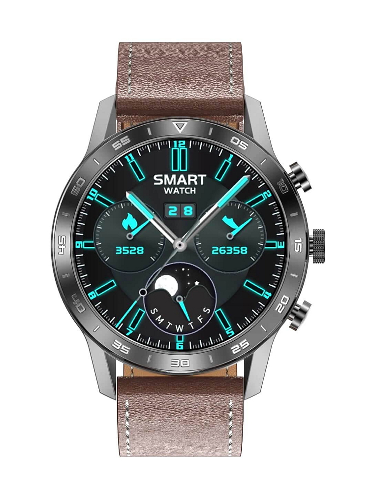 Watchking WT70 MATE čierne koža