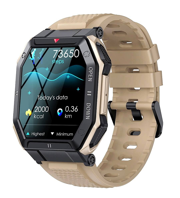 Watchking WK55 Pro hnedé