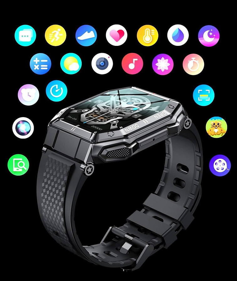 Watchking WK55 Pro hnedé