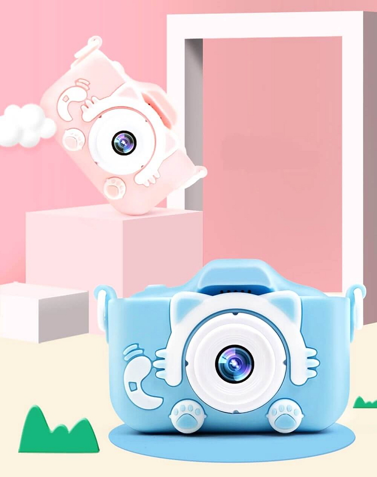 Zoby detská kamera W1 Pro HD modrá