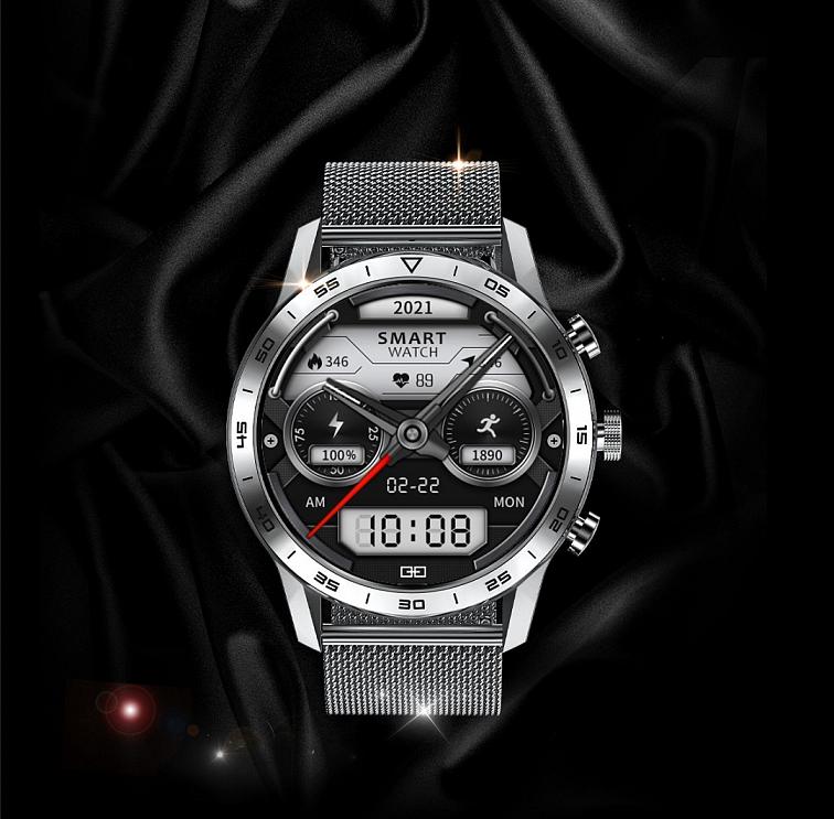 Watchking WT70 Pro strieborné kov