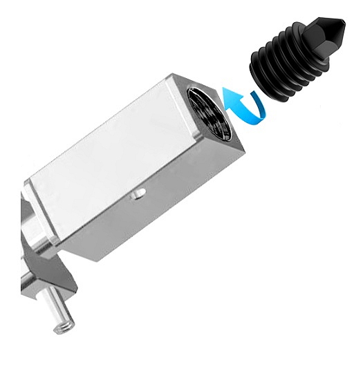 Modefine 3D M2 Pro hotend 0,4mm pro Bambu Lab P1