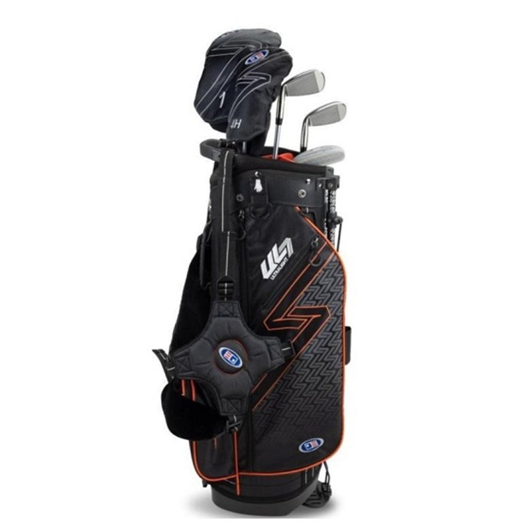 U.S. Kids Golf UL7-51 (130 cm) W20 5-Club dětský golfový set, černo/oranžový