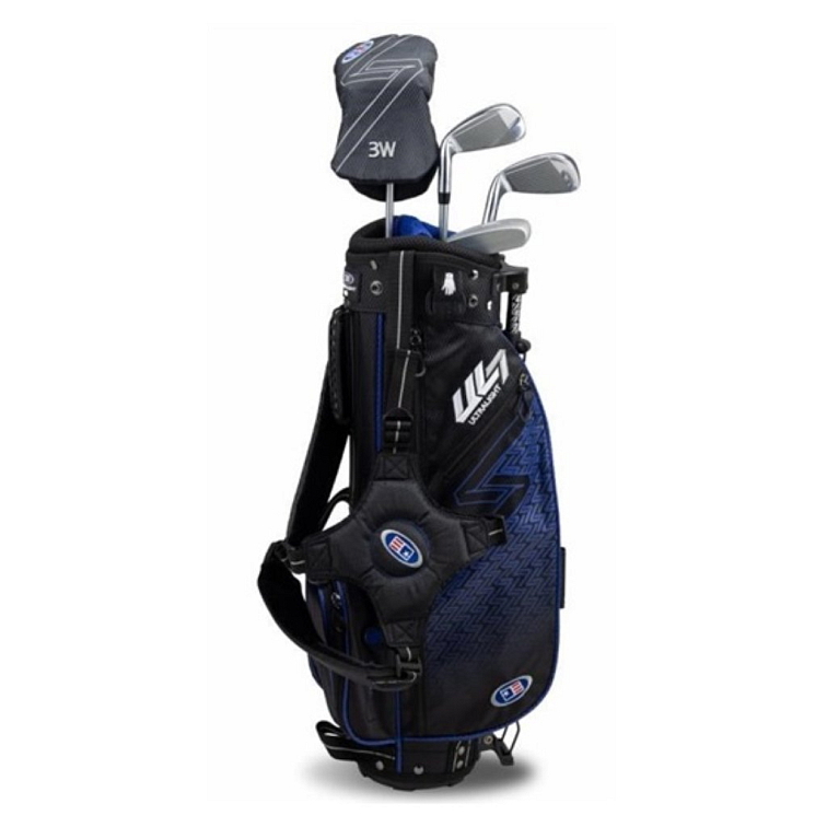 U.S. Kids Golf UL7-45 (114 cm) W25 4-Club dětský golfový set, černo/modrý
