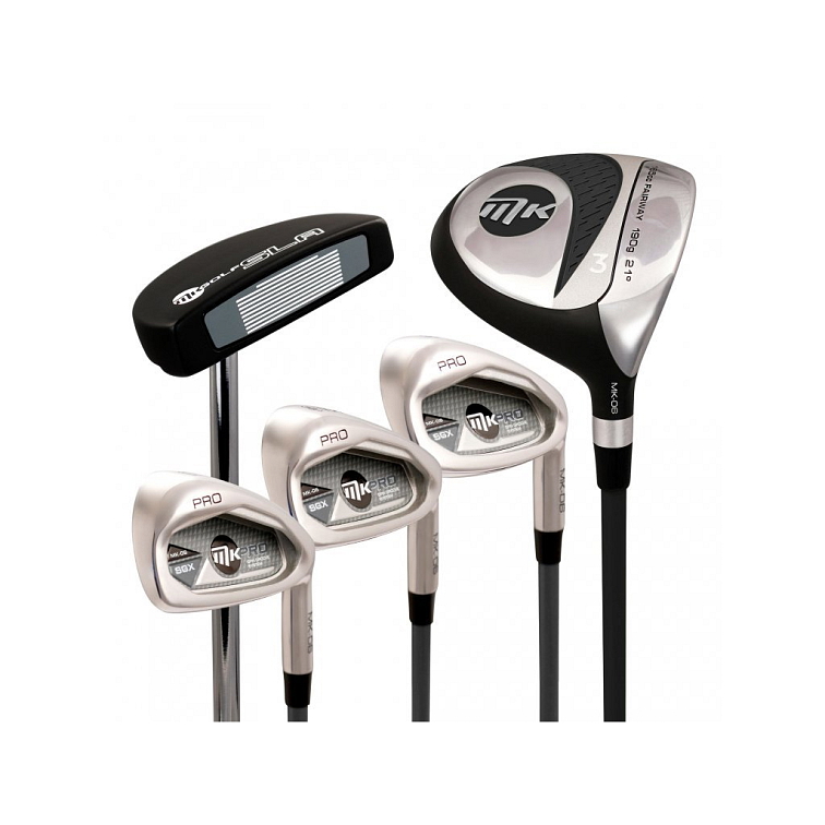 MKids Golf Pro dětský golfový set černý 65" - 165cm + driver + SW