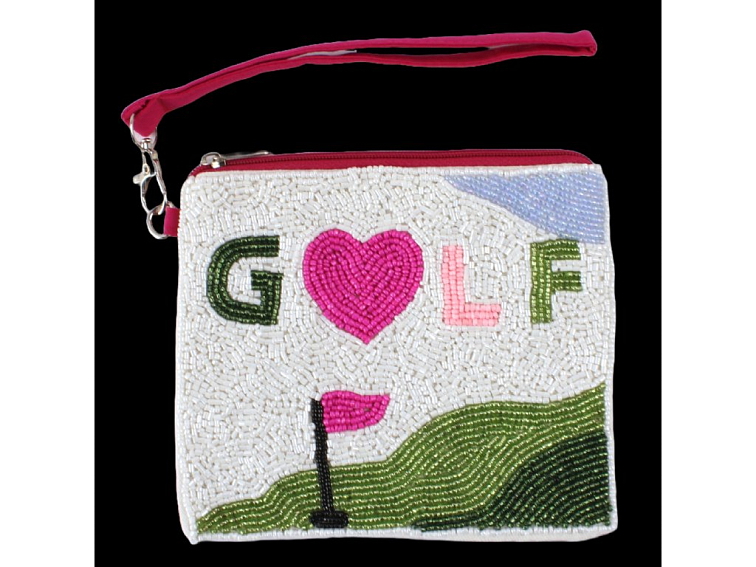 BEST OF GOLF America White "GOLF" Beaddie