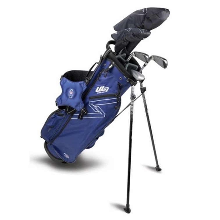 U.S. Kids Golf UL7-63 (160 cm) W10 5-Club dětský golfový set, tmavě modrý