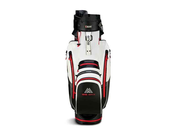 Big Max AQUA Silencio 4 nepromokavý golfový cartbag white-black-red