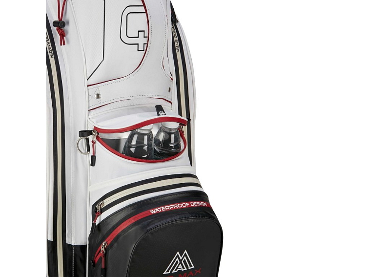 Big Max Aqua Sport 4 nepromokavý golfový cartbag off white-black-merlot