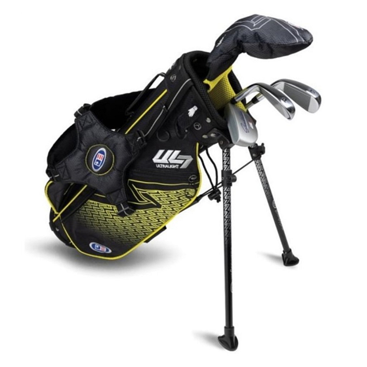 U.S. Kids Golf UL7-42 (107 cm) W25 4-Club dětský golfový set, černo/žlutý